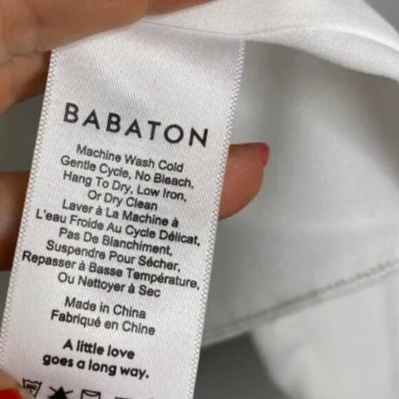 Aritzia Babaton Murphy Long Sleeve Blouse Size XS - Picture 3 of 4